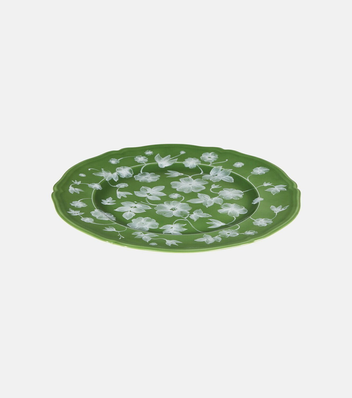Cabana x Ginori 1735 floral porcelain charger plate