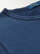 Polo Ralph Lauren - Logo-Embroidered Cotton-Jersey Sweatshirt - Blue