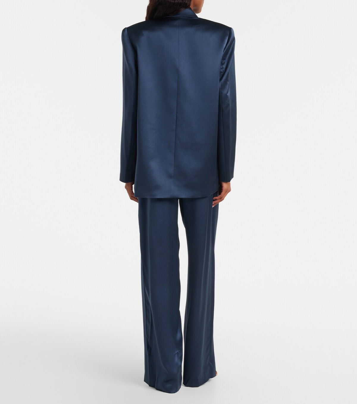 The Sei Oversized silk blazer