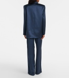 The Sei Oversized silk blazer