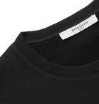 Givenchy - Printed Loopback Cotton-Jersey Sweatshirt - Black