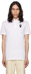 Ralph Lauren Purple Label White Polo Bear Polo