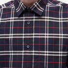 Burberry Men's Simpson Check Shirt in Navy Check