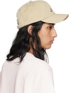 Studio Nicholson Beige Logo Cap