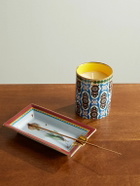 La DoubleJ - Beto Val Leaftrail Painted Porcelain Incense Holder