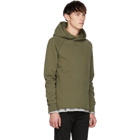 Levis Made and Crafted Green Unhemmed Hoodie