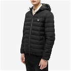 Fred Perry Authentic Men's Hooded Insulated Jacket in Black