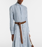 Ralph Lauren Collection Capri striped linen shirt