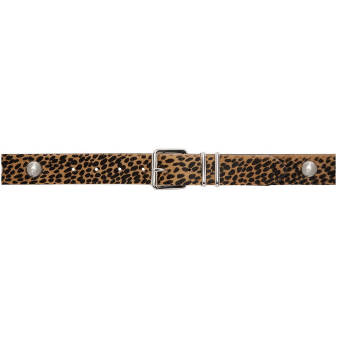 Photo: HOPE Black and Beige Animal Print Locus Belt