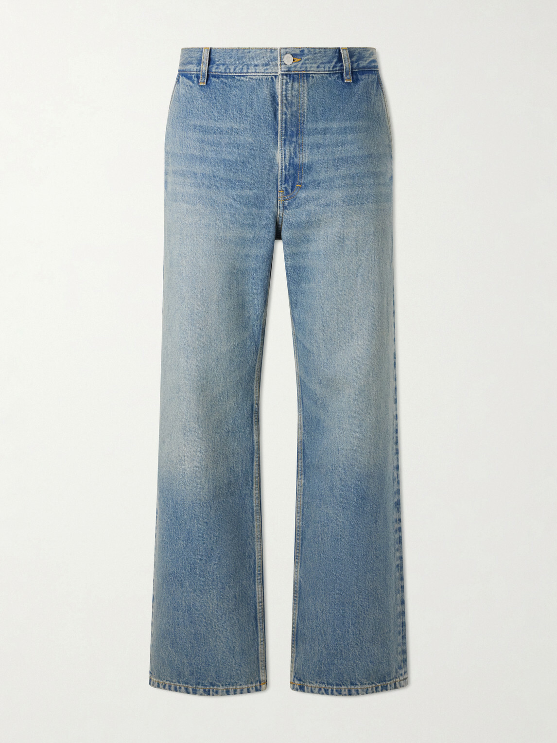 Jeanerica - Genua Straight-Leg Mid-Rise Cotton Jeans - Blue