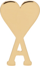AMI Paris Gold Brass Ami de Coeur Single Stud Earring