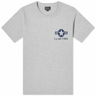 The Real McCoy's Men's U.S. Air Force T-Shirt in Grey