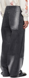 Eckhaus Latta Gray Bend Jeans