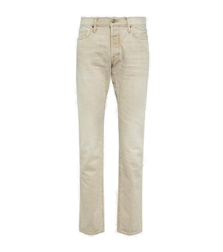 Photo: Tom Ford Mid-rise slim jeans