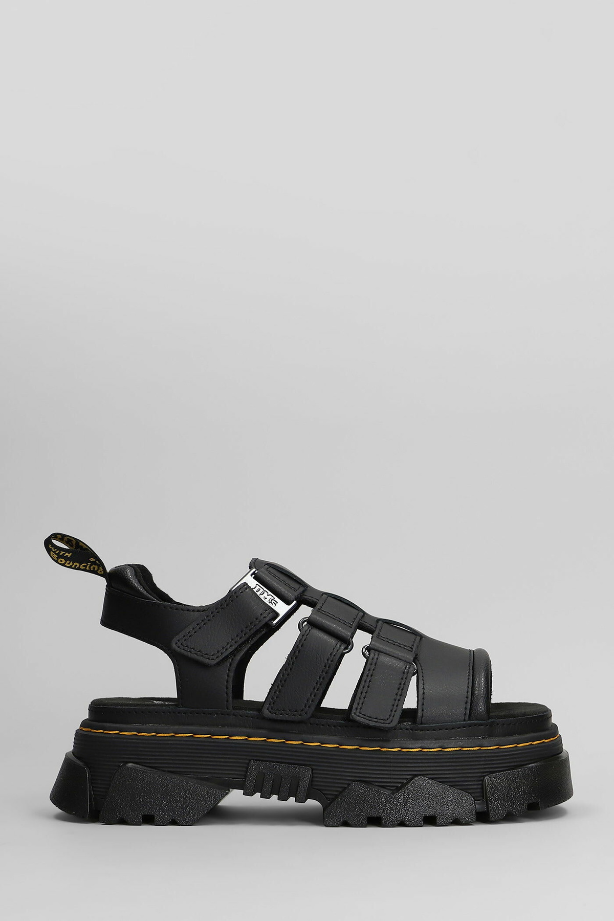 靴 Dr. Martens MATTISON 3S Dr. Martens Mattison 3s Sandals In Black Leather Dr. Martens