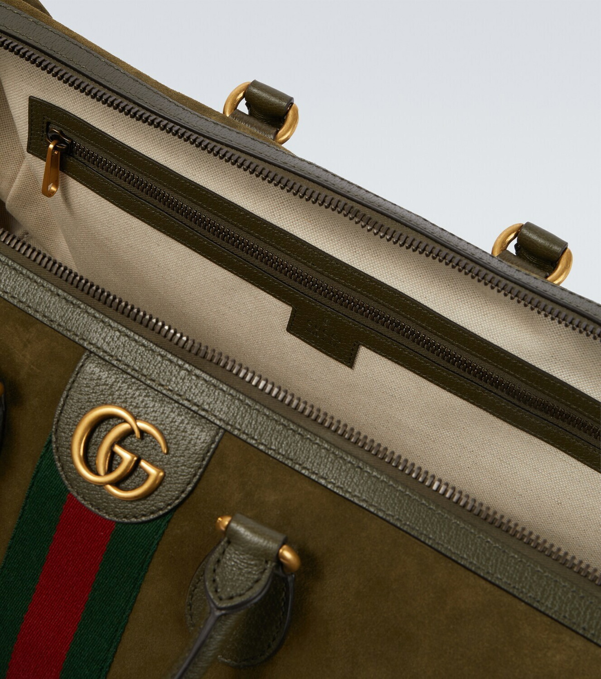 Gucci Gucci Savoy Medium suede duffel bag