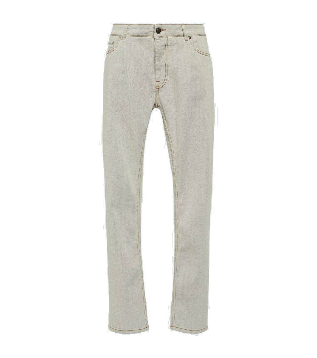 【送料&関税込】Etro Cotton Jeans Jeans Etro Grey size 32 US in Cotton - 45806168