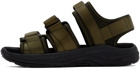 Tom Wood Green & Black Suicoke Edition Vega Sandals