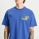 Napapijri Men's x Martine Rose Logo T-Shirt in Blue Dazzling