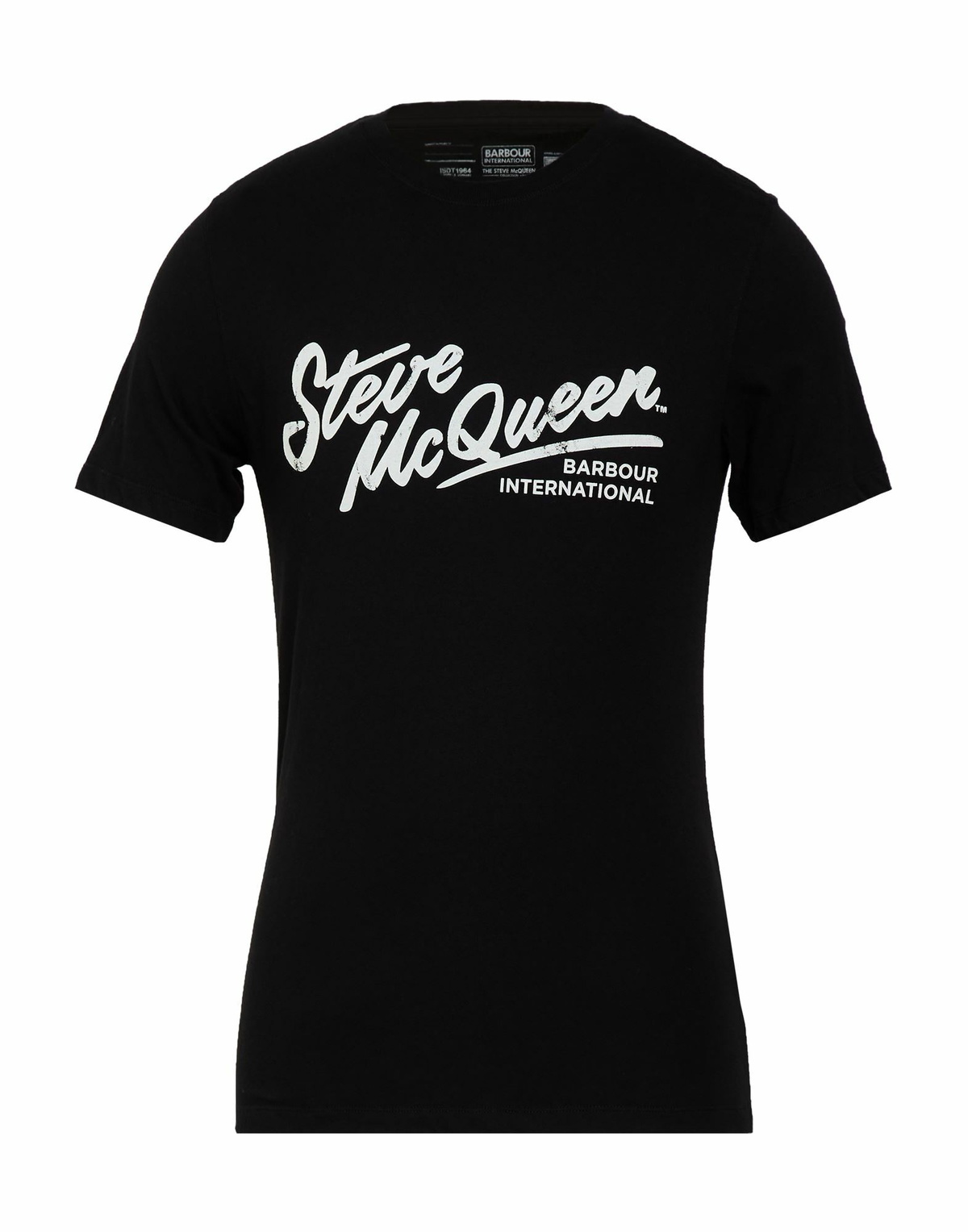 Barbour International Mens T-shirt in Black