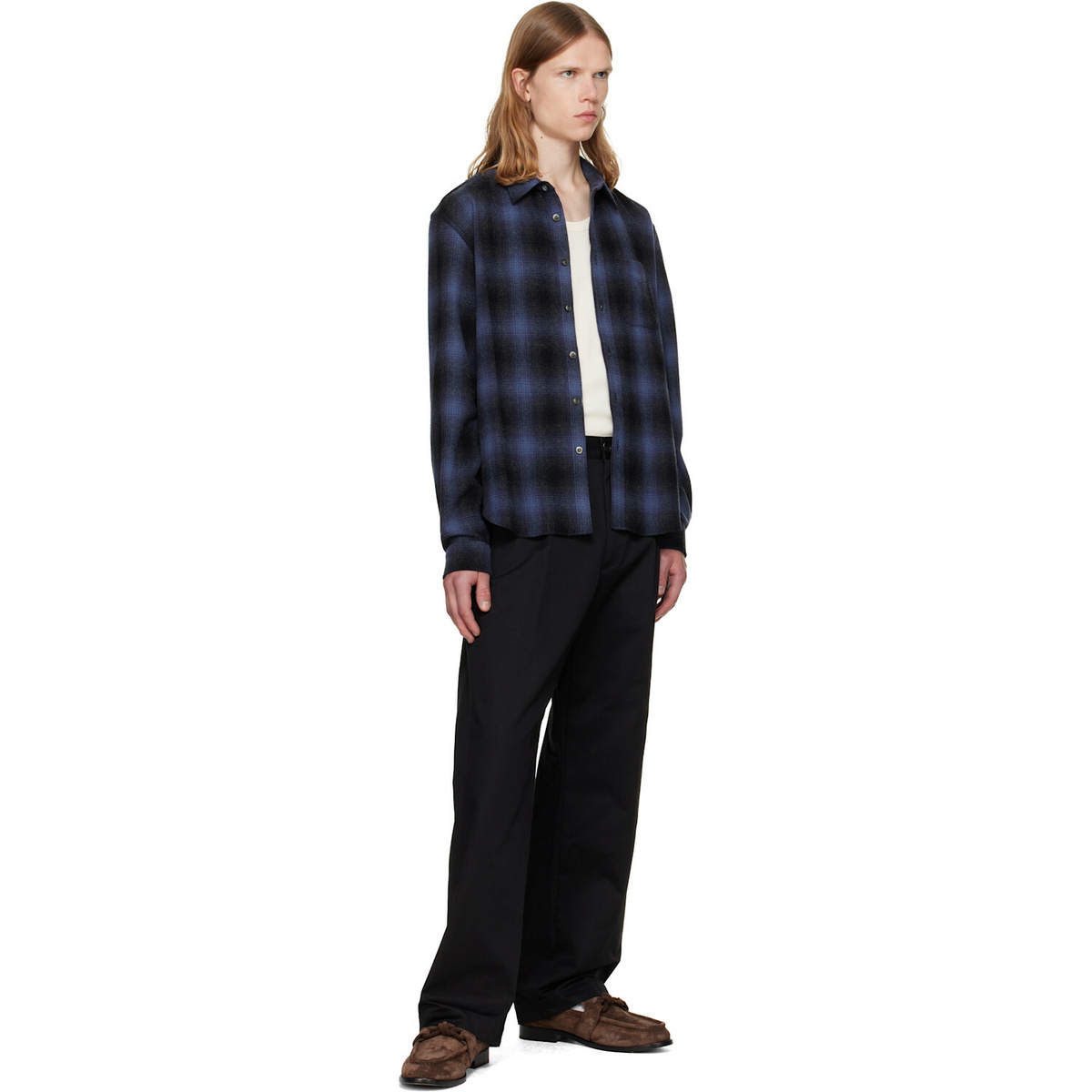 vowels Blue River Shirt