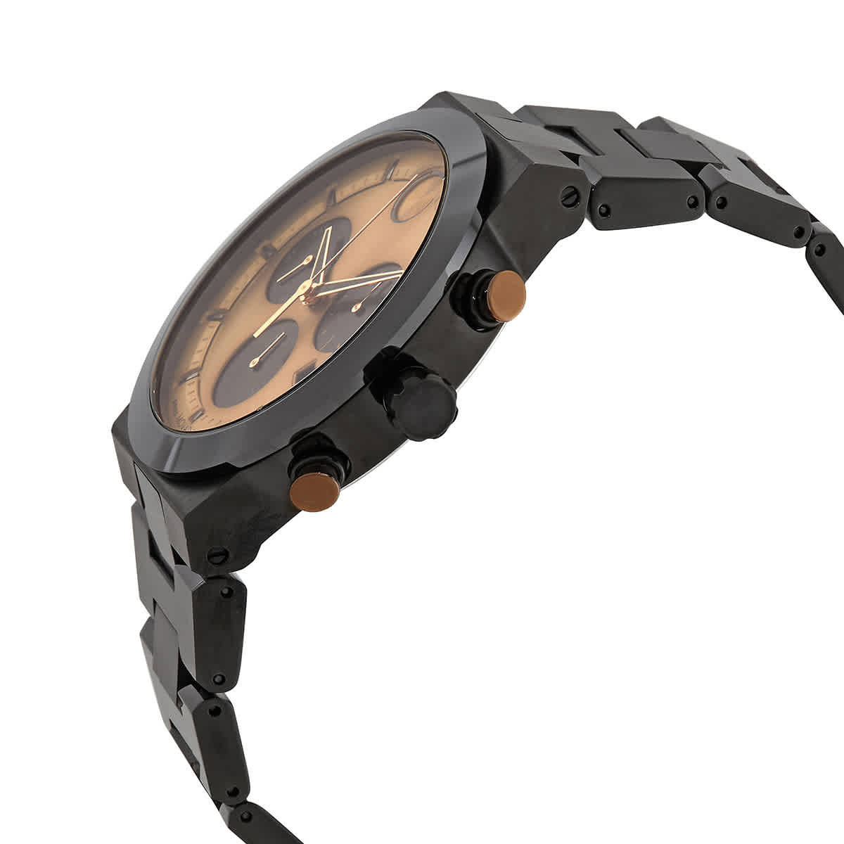 Movado Bold Fusion Chronograph Quartz Bronze Dial Mens Watch 3600897