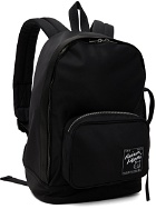 Maison Kitsuné Black 'The Traveller' Backpack