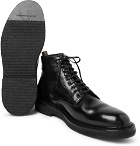 Officine Creative - Stanford Burnished-Leather Boots - Black