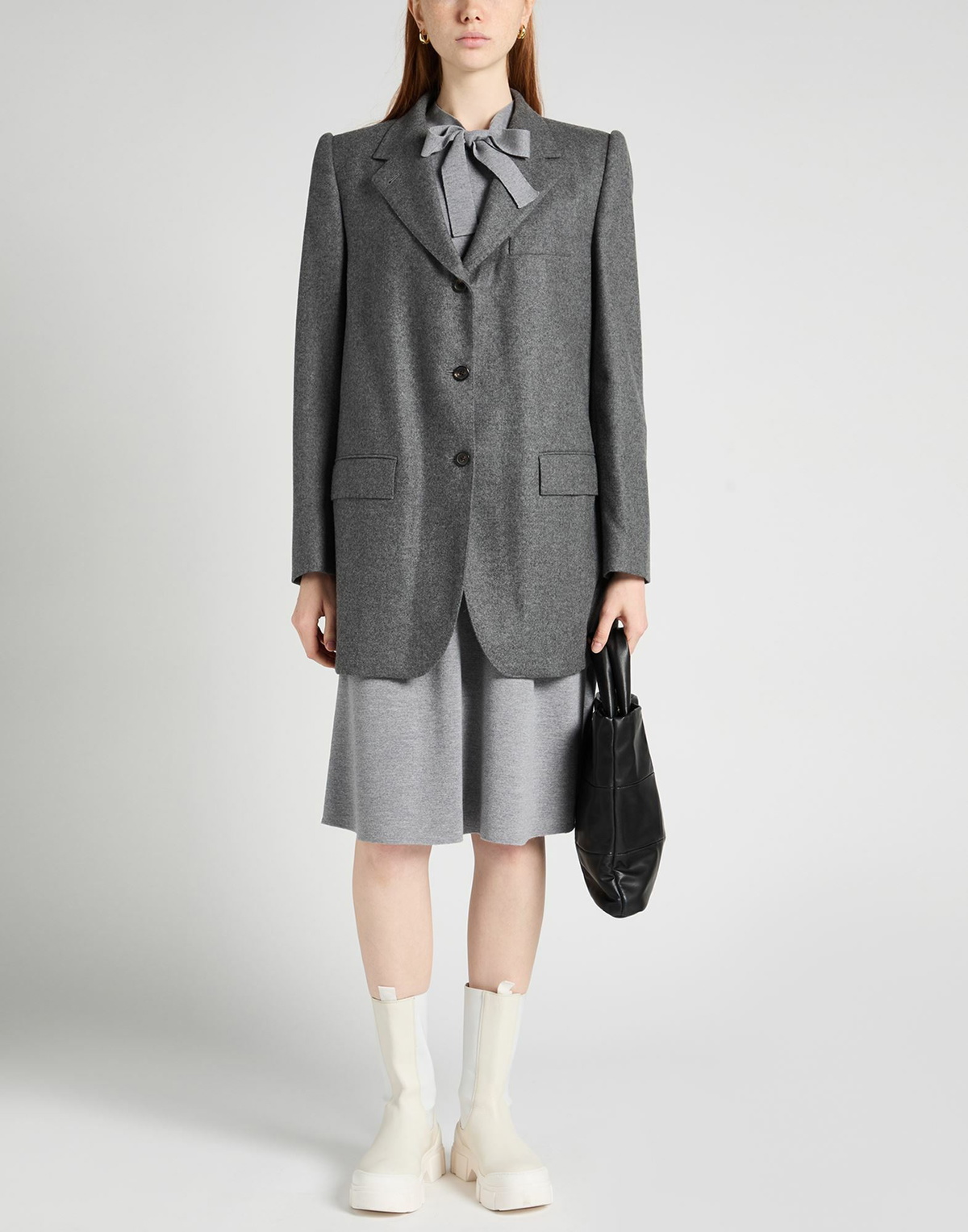 Thom Browne Womens Blazer in Grey