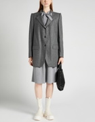 Thom Browne Womens Blazer in Grey