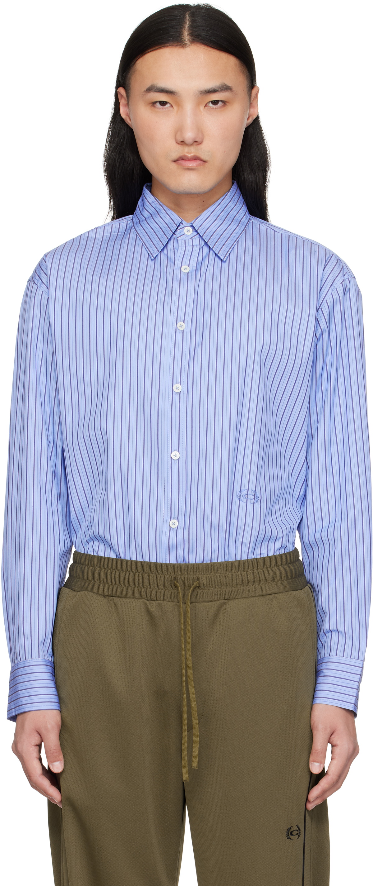 Commission Blue Stripe Banker Shirt