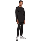 N.Hoolywood Black Double Chest Pocket Sweater