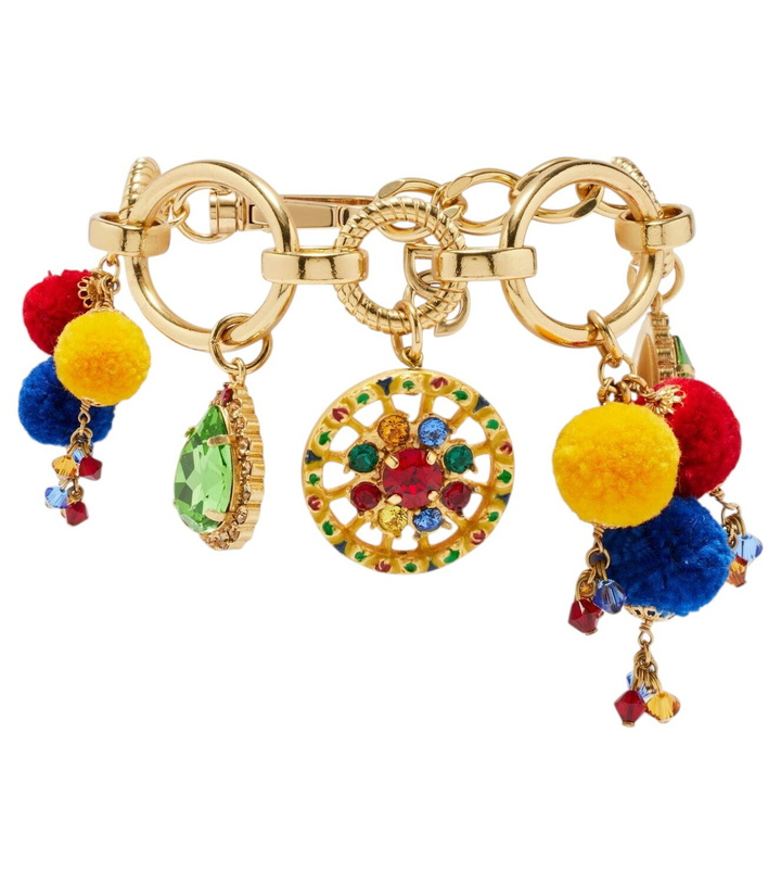 Photo: Dolce&Gabbana Embellished chain bracelet
