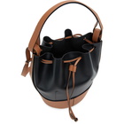 Loewe Black and Brown Balloon Bag