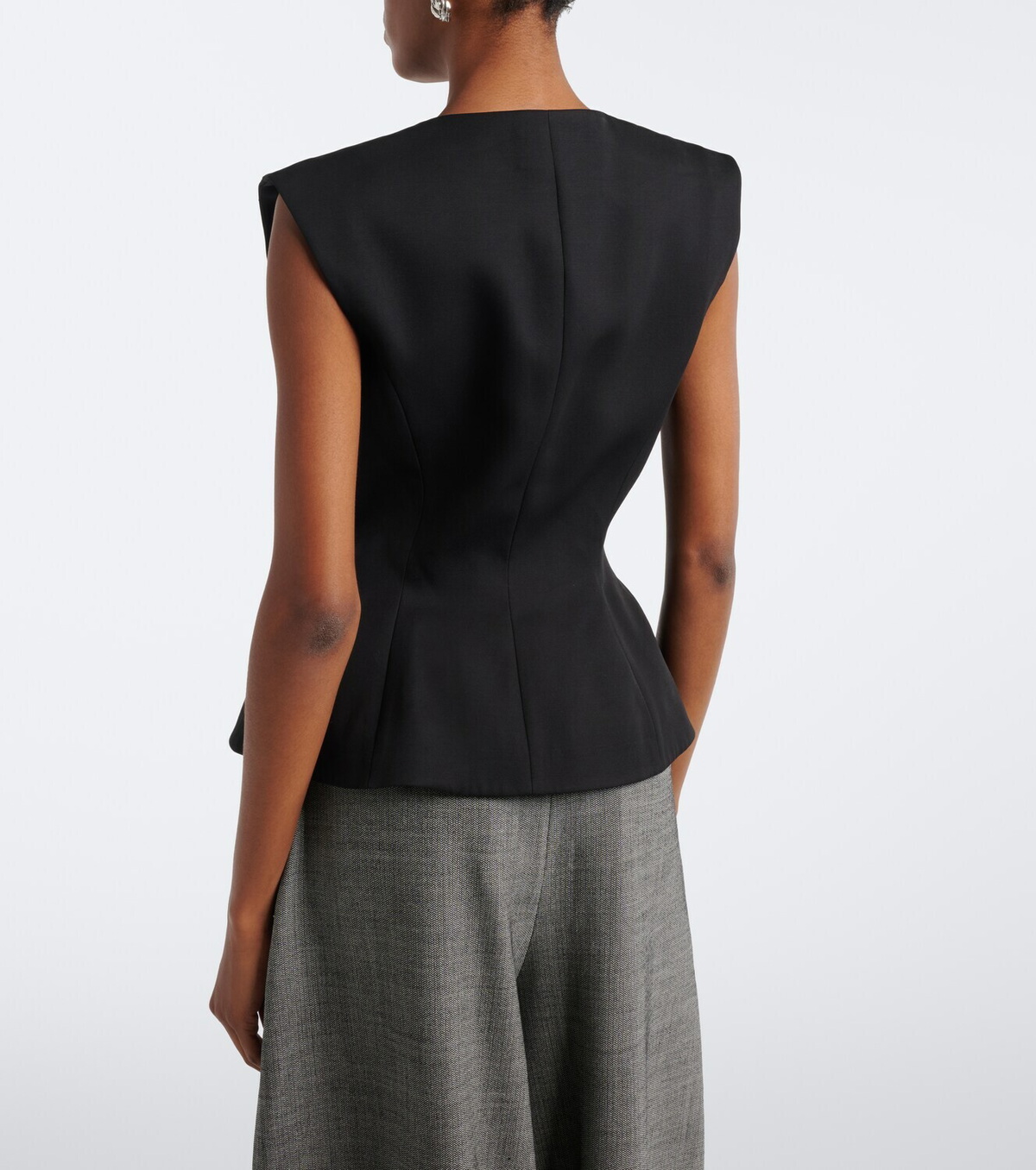 Magda Butrym Silk and cashmere vest