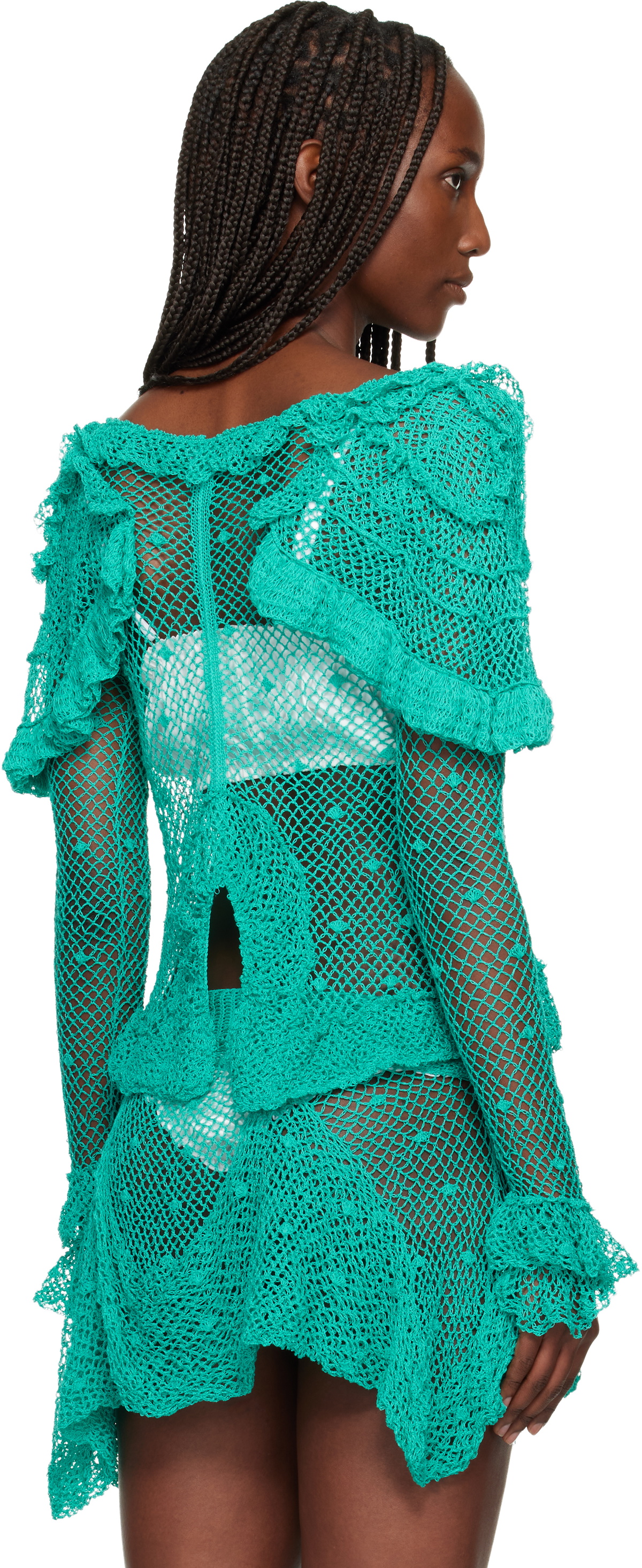 Judy Turner Blue Lucrezia Blouse