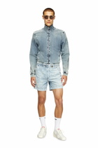 Diesel Shorts in marbled denim - Denim short pants - Unisex - Blue