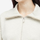 Closed Women's Half Zip Long sleeve Sweatshirt in Neutrals
