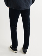 NN07 - Karl Straight-Leg Organic Cotton-Blend Corduroy Trousers - Blue
