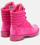 Jimmy Choo - x Timberland® velvet lace-up boots