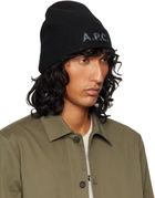 A.P.C. Black Harry Beanie