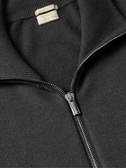 Massimo Alba - Aliseo Garment-Dyed Cashmere Zip-Up Cardigan - Black