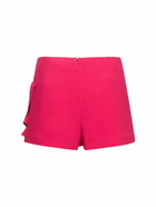 RED VALENTINO - Viscose Blend Shorts W/ Bow