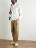 Amomento - Cotton and Silk-Blend Poplin Shirt - White