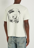 Duke And Dexter DR3 Helmet Printed Cotton T-shirt White