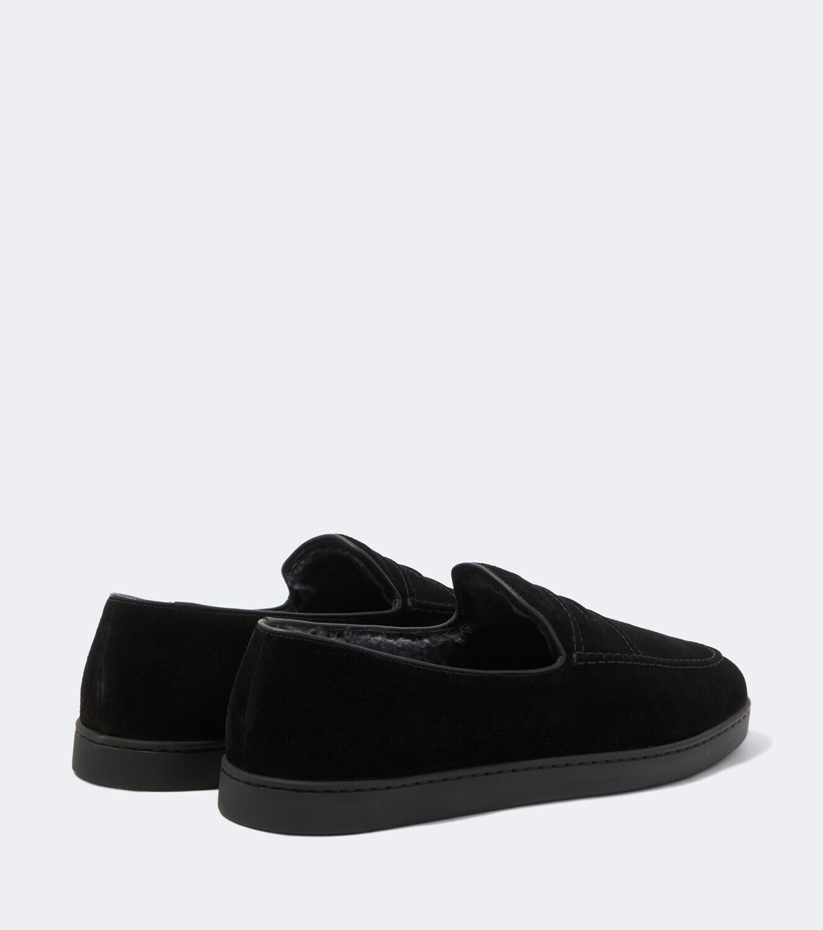 Church's Peebles shearling-lined suede loafers