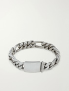 FOUNDWELL - Vintage Heavy Figaro Sterling Silver Bracelet - Silver