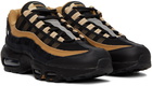 Nike Black & Gold Air Max 95 Sneakers