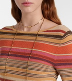 Faithfull Notturna striped maxi dress
