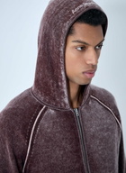 Acne Studios Zip-Up Hooded Sweatshirt